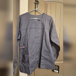 Gray Scrub Jacket Wonder Wink
